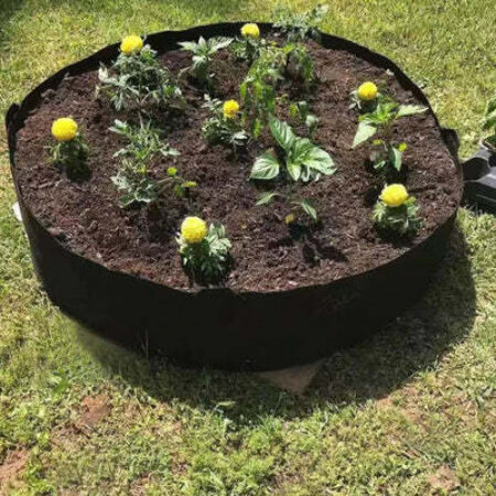 Canteiro Suspenso de Feltro Respirável para Jardim - Imagem 6