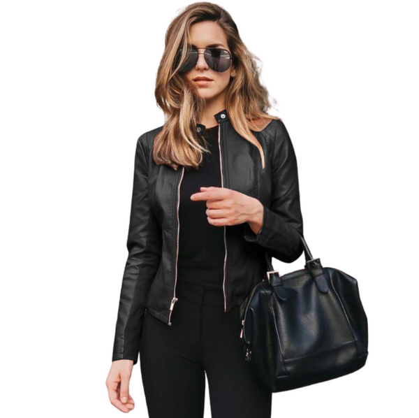 Jaqueta de Couro Feminino Deluxe - Imagem 8