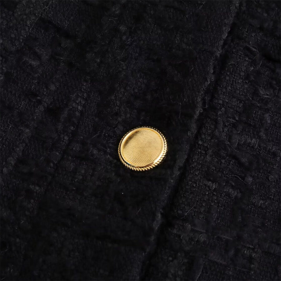 Cardigã Feminino Curto Texturizado com Botão Fnac - Imagem 8