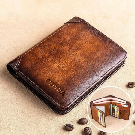 Carteira de Couro Masculina com Antifurto - UltraSecure - Imagem 6