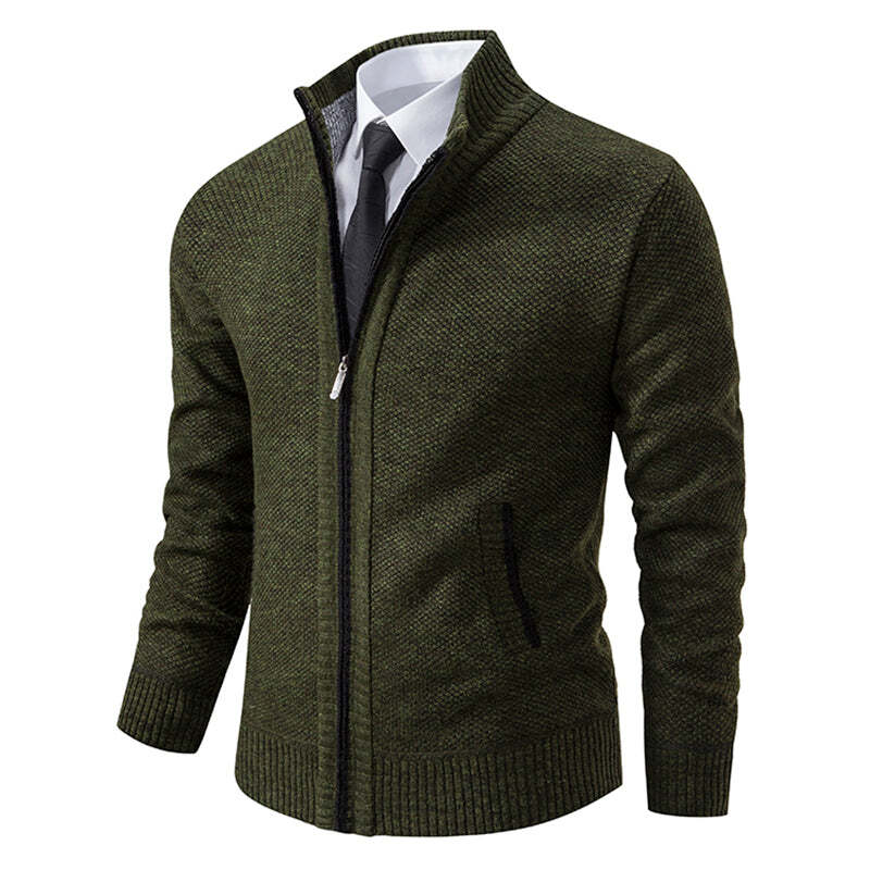 Casaco Esportivo Masculino Casual de Lã Fnac