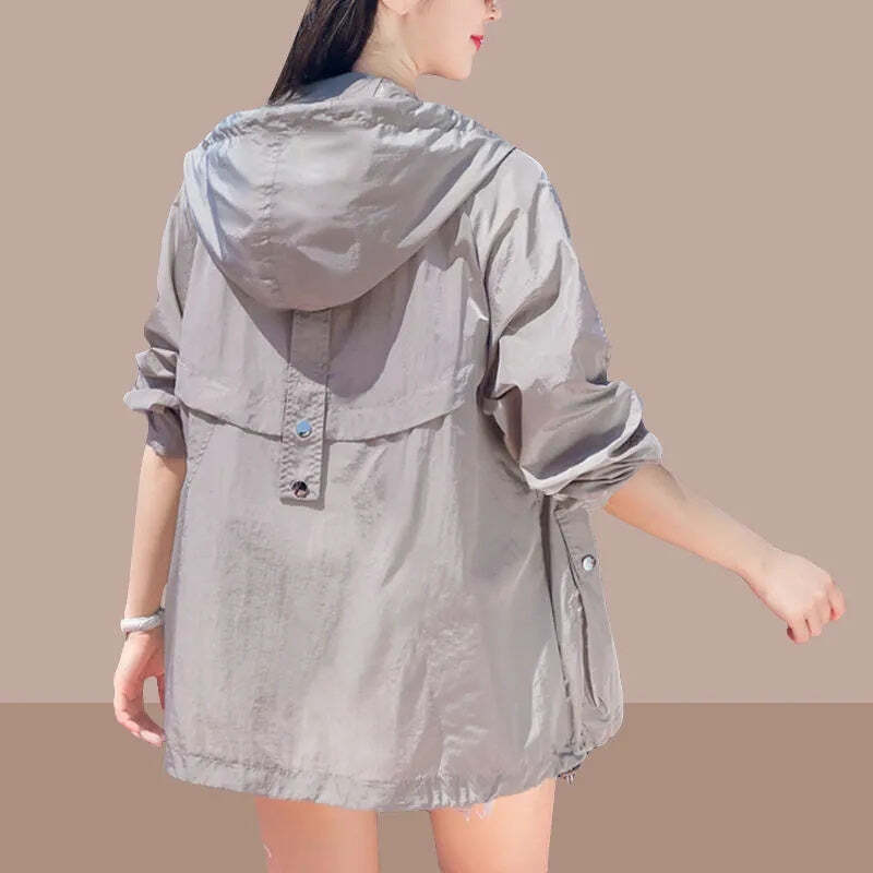 Casaco Feminino com Capuz com Proteção UV Fnac - Imagem 6