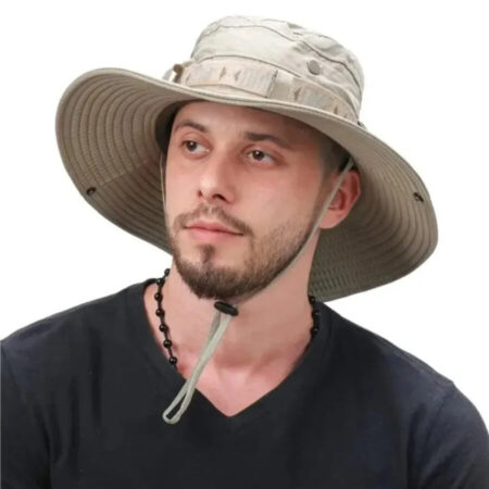 Chapéu Masculino Panamá Aba Larga com Proteção UV Fnac - Imagem 3