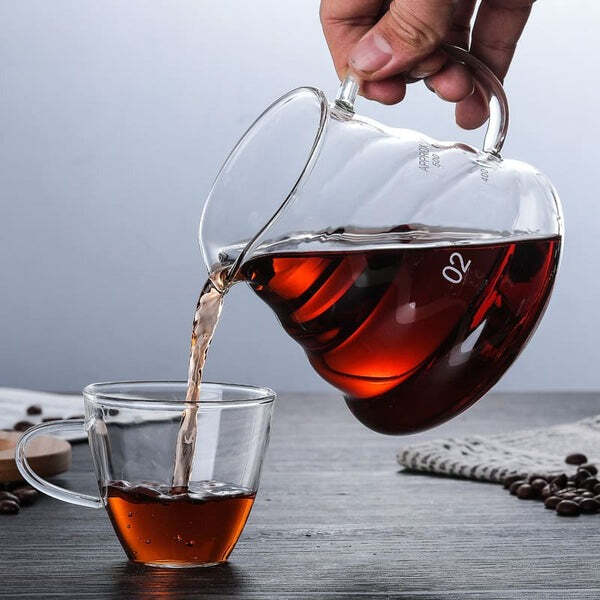 Conjunto Bule de Café de Vidro com Coador de Aço Inoxidável Fnac - Imagem 5