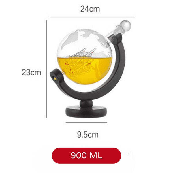Conjunto Decanter de Whisky Globo de Vidro Fnac - Imagem 13