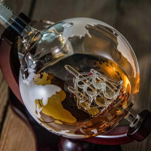 Conjunto Decanter de Whisky Globo de Vidro Fnac - Imagem 4