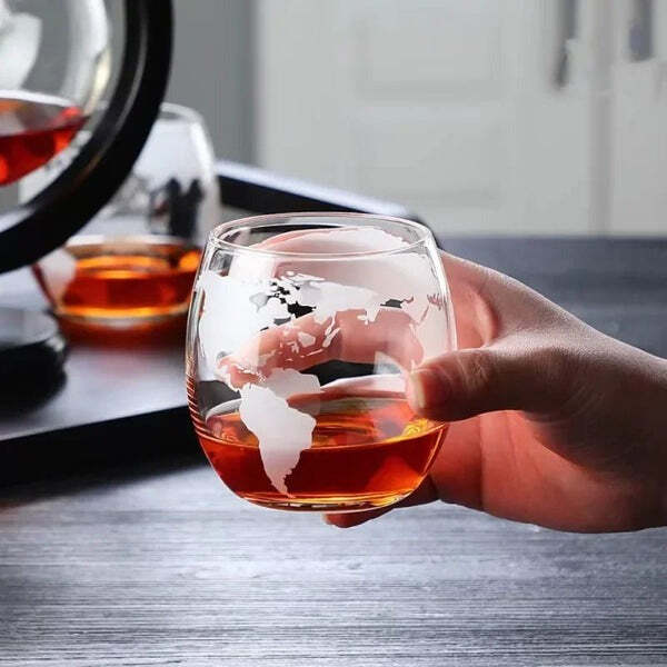 Conjunto Decanter de Whisky Globo de Vidro Fnac - Imagem 5