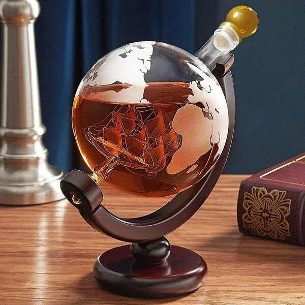 Conjunto Decanter de Whisky Globo de Vidro Fnac - Imagem 8