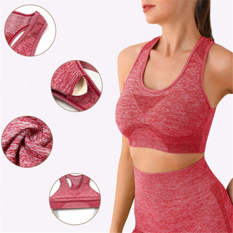 Conjunto Esportivo Feminino Top e Short sem Costura Fnac - Imagem 2
