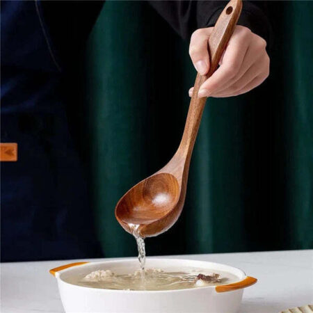 Conjunto Utensílios de Cozinha de Madeira Fnac - Imagem 6