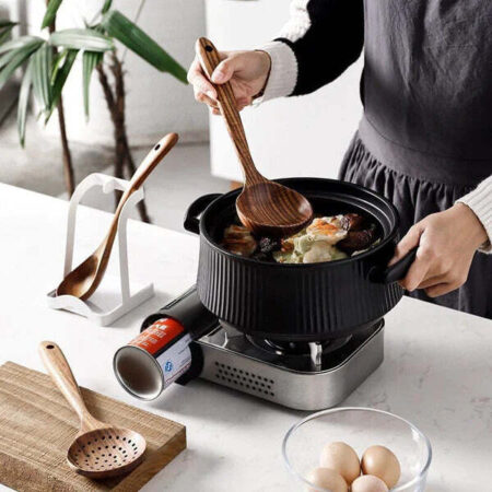 Conjunto Utensílios de Cozinha de Madeira Fnac - Imagem 4