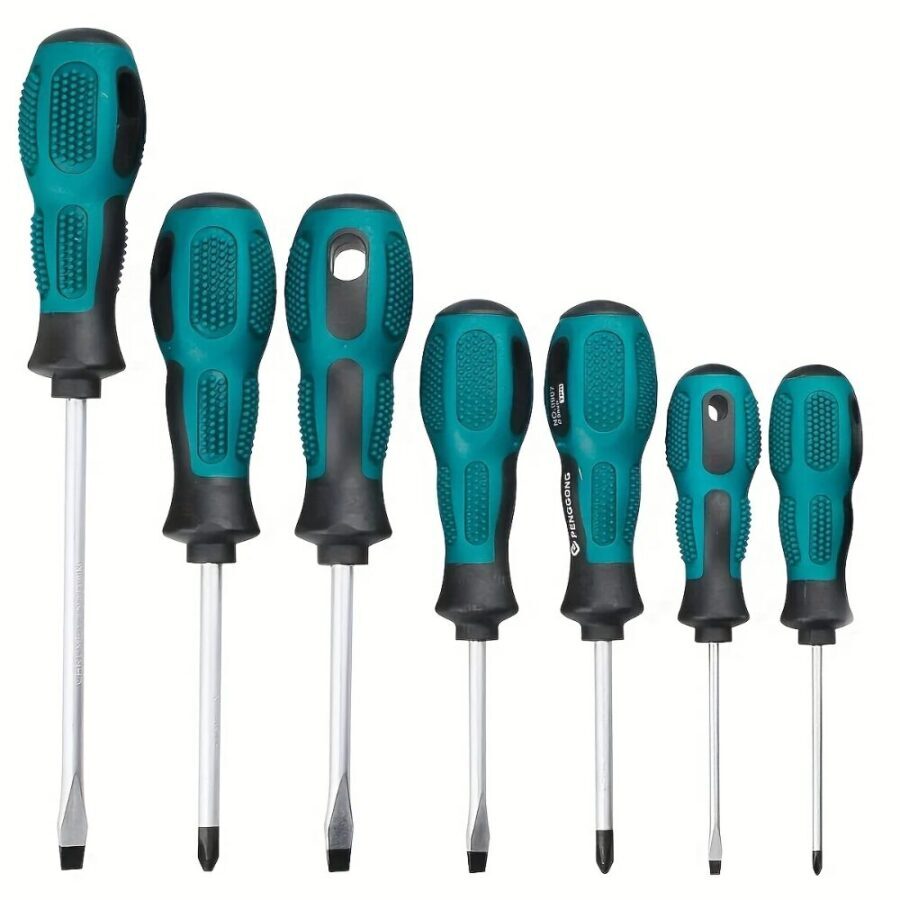 Conjunto com 7 Chaves Fenda e Philips - Imagem 2