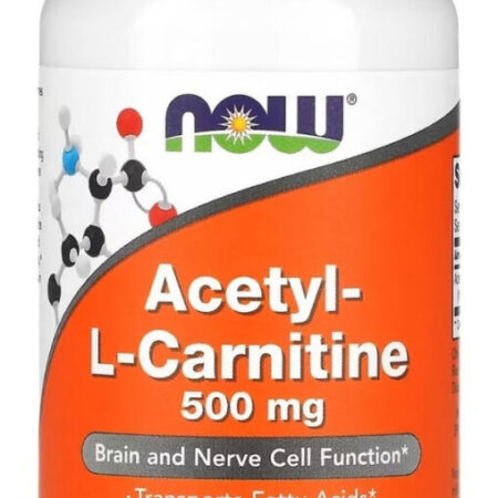 Acetil (l-carnitina) 500mg Now 50 Cápsulas - Imagem 2