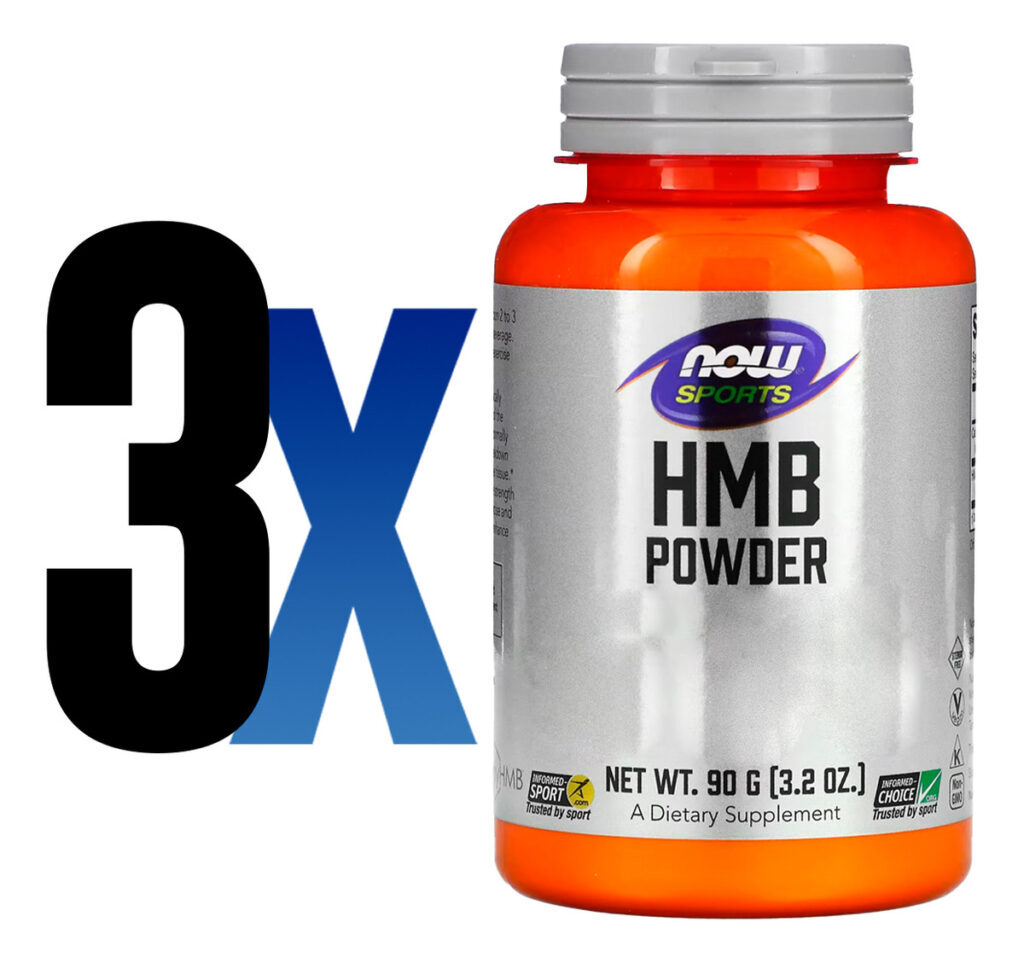 Hmb Em Pó Now Foods Sports 90 Gramas Produto Importado 3un - Imagem 2