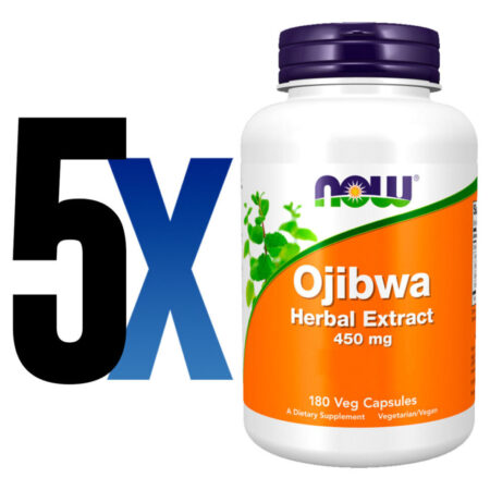Extrato Ervas Ojibwa 450mg Now Foods 180 Cáps Importado 5un - Imagem 2