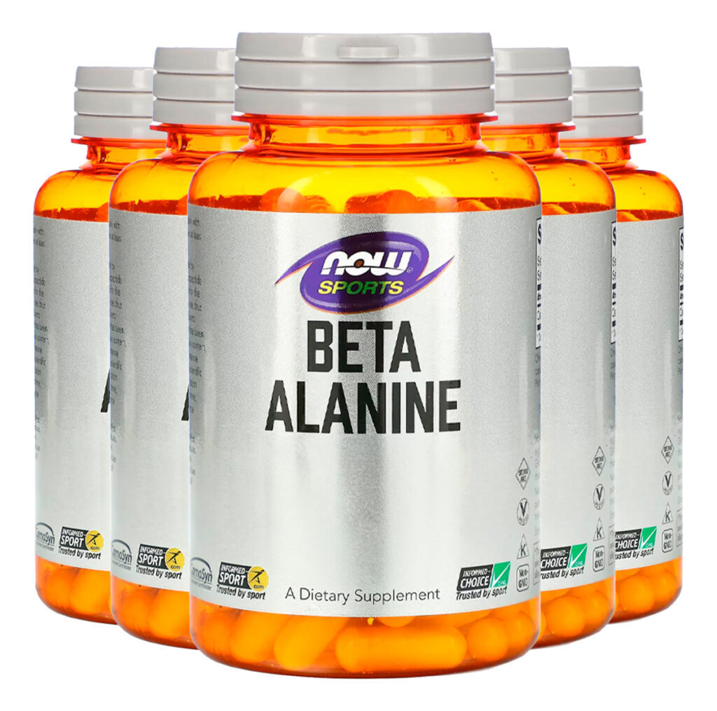 Beta-alanina 750mg Now Foods 120 Cápsulas Importado 5un
