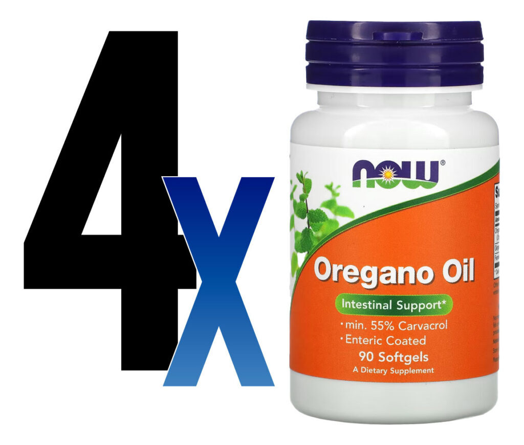 Óleo De Orégano Now Foods Oregano Revestido 90 Sofgels 4un - Imagem 2