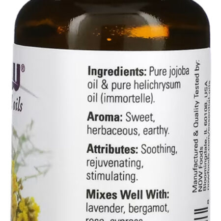 Mistura De Óleo De Helichrysum Now Foods 30ml - Imagem 2
