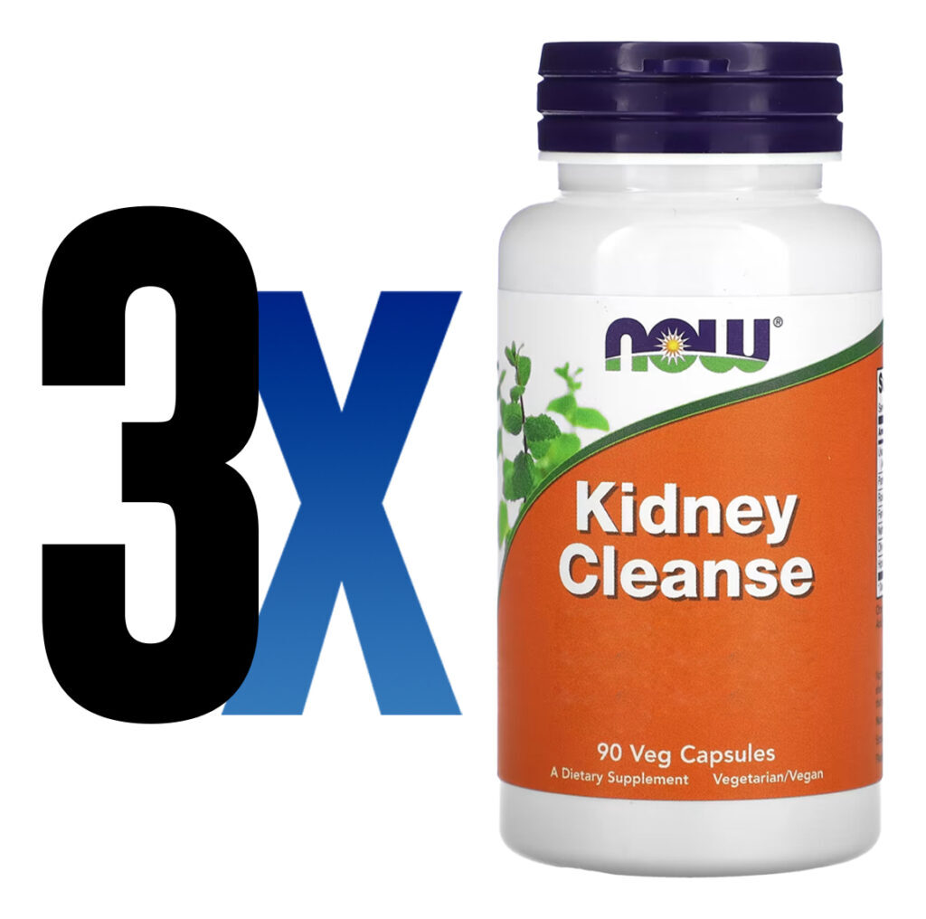 Kidney Cleanse Now Foods 90 Cápsulas Importado 3un - Imagem 2