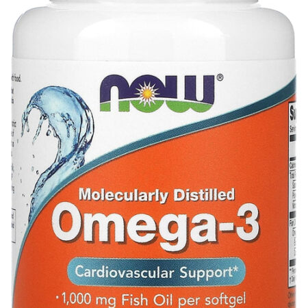 Ômega-3 Molecularmente Destilados Now Foods 30softgels 2un - Imagem 3