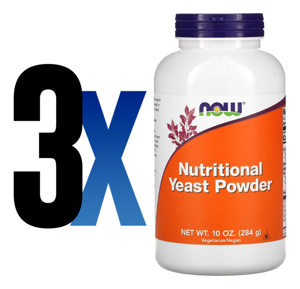Levedura Nutricional Em Pó 284 G Importado 3un Now Foods - Imagem 2