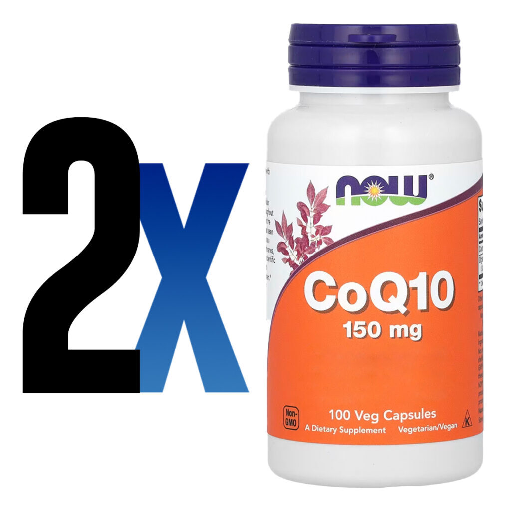 Coenzima Coq10 150mg 100 Cápsulas Importado 2un Now Foods - Imagem 2