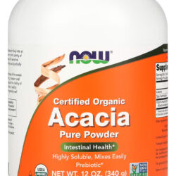 Acácia Pó Orgânico Now Foods 340g Puro Importado