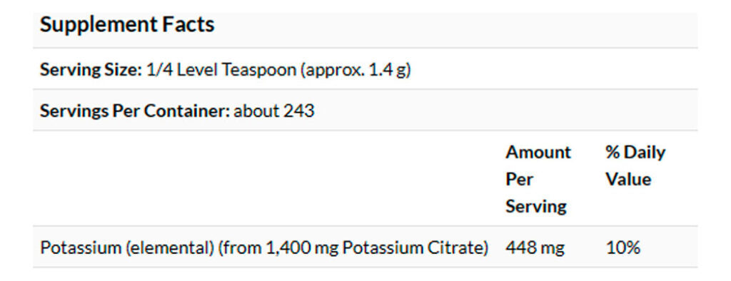 Pó De Citrato De Potássio Now Foods 340g + Porta Cápsulas - Imagem 4