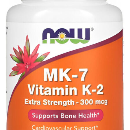 Mk-7 Vitamina K-2 300mcg Now Foods 60 Cápsulas Importado 5un - Imagem 5