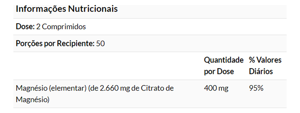 Citrato De Magnésio 200mg 100tablets Importado 2un Now Foods - Imagem 5