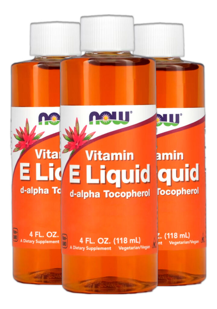 Vitamina E Now Foods 118ml D-alpha Tocoferol Importado 3un