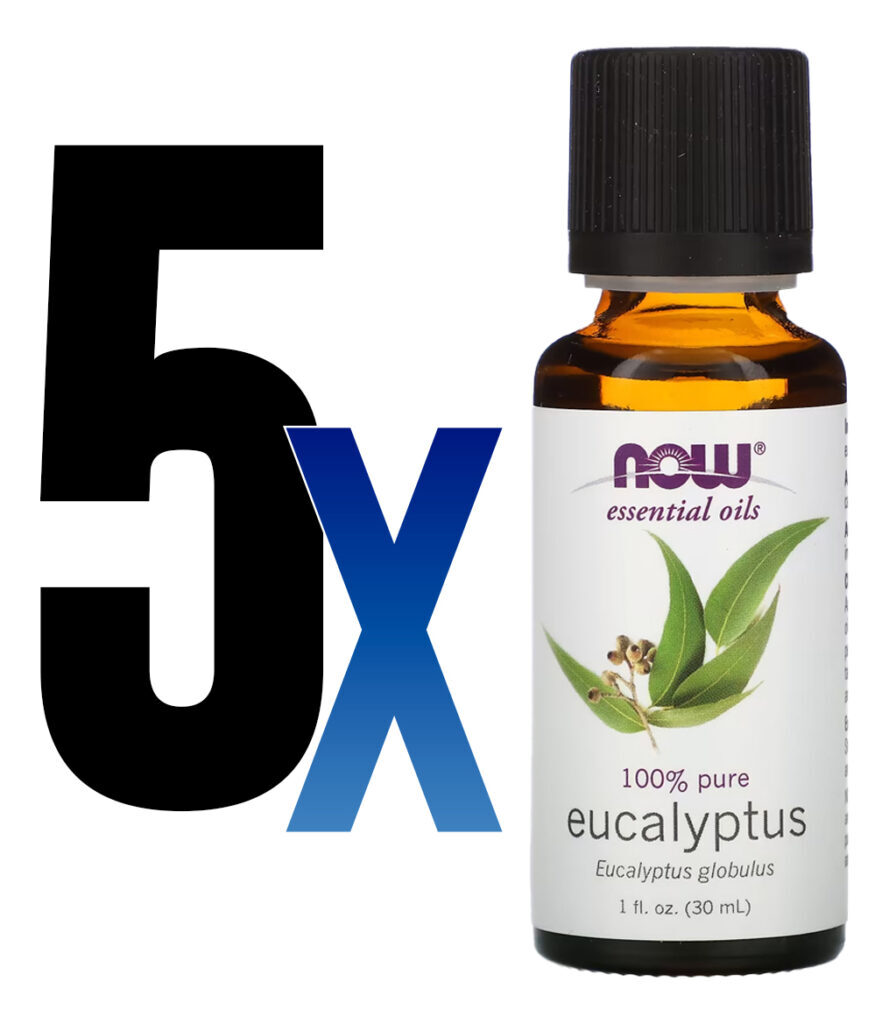 Óleo Eucalipto 30ml Globulus Now Foods Puro Importado 5un - Imagem 2