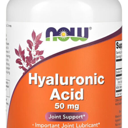 Ácido Hialurônico 50mg Msm Now Foods 120caps Importado 3un - Imagem 5