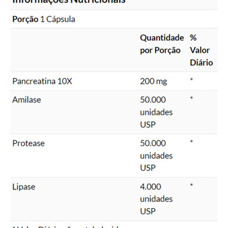 Pancreatina 200mg Now Foods 250veg Cáps Importado 4un - Imagem 5