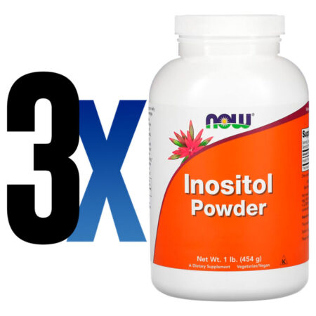 Pó De Inositol Now Foods Mio-inositol 454g Importado 3un - Imagem 2