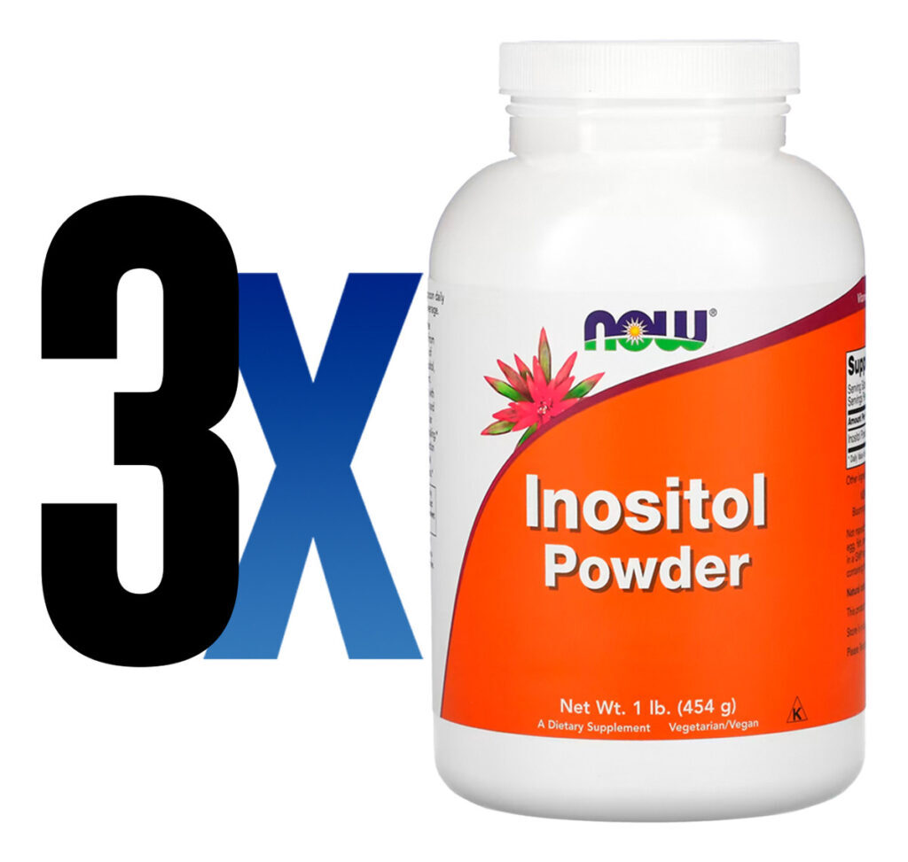 Pó De Inositol Now Foods Mio-inositol 454g Importado 3un - Imagem 2