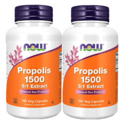 Própolis Abelha 1500 Now Foods 300mg 100 Veg Caps 2un