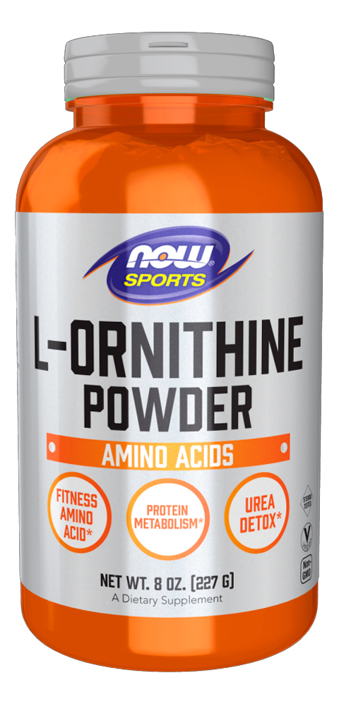 Pó De L-ornitina Now Foods 227 Gramas Importado