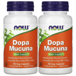 Dopa Mucuna Now Foods 90 Cápsulas Vegetarianas 2un