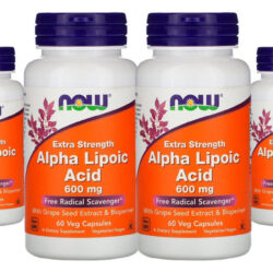 Ácido Alfa Lipóico 600mg Now Foods 60veg Caps 4un