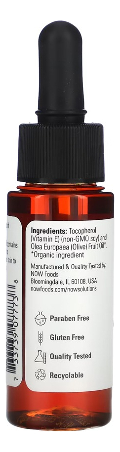 Óleo De Vitamina E Now Foods 2300iu 30ml Importado - Imagem 3