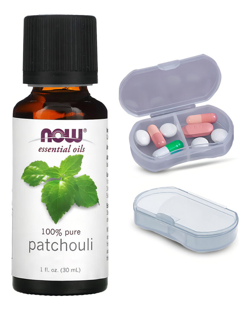 Now Foods Óleo De Patchouli 30 Ml Puro + Porta Cápsulas