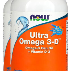 Ultra Omega 3d 600epa/300dha 180soft Importado 2un Now Foods