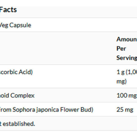 Vitamina C-1000 Now Foods 30 Veg Cápsulas Importado - Imagem 4