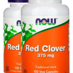 Trevo Vermelho 375mg 100 Veg Caps Importado 2un Now Foods
