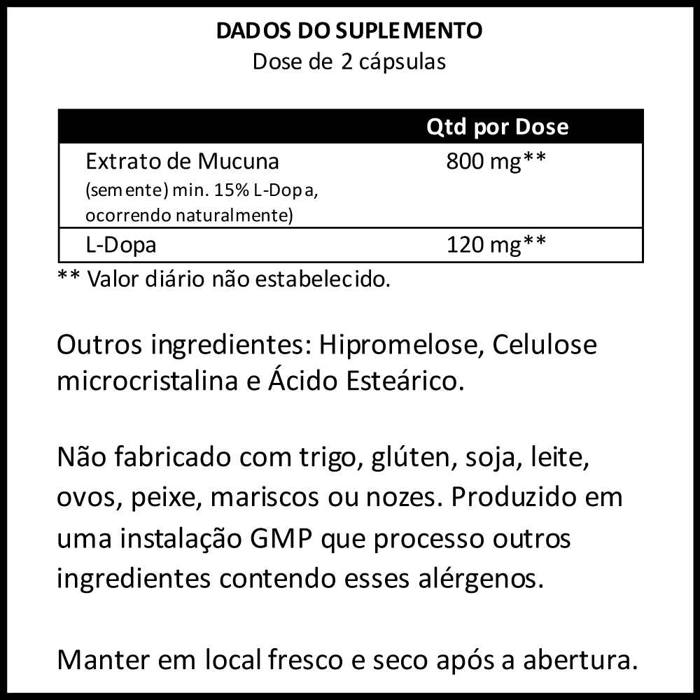 Now Foods Dopa Mucuna 90 Cápsulas Vegetarianas - Imagem 4