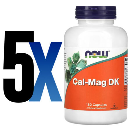 Cal-mag Dk Now Foods 180 Capsulas Importado 5un - Imagem 2