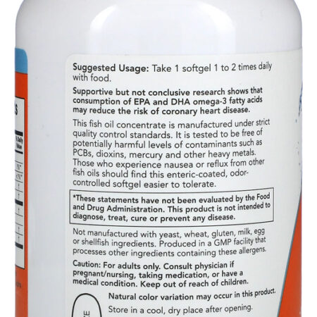 Ultra Omega 3 500epa/250dha 180soft Importado 3un Now Foods - Imagem 3