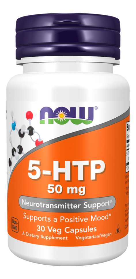 5-h-t-p 50mg Now Foods 30 Cápsulas Sabor N/a