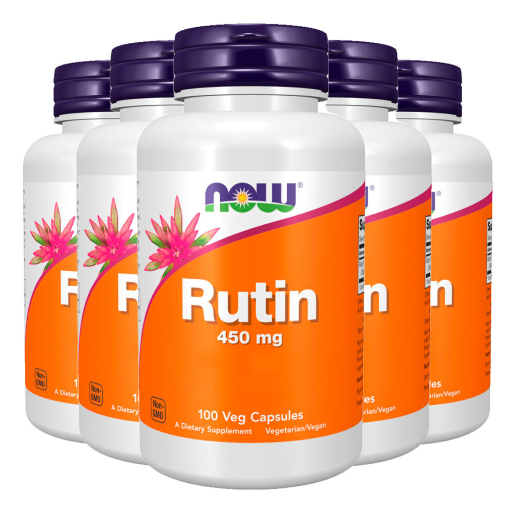 Rutina 450mg Now Foods Ritin 100cáps Importado 5un